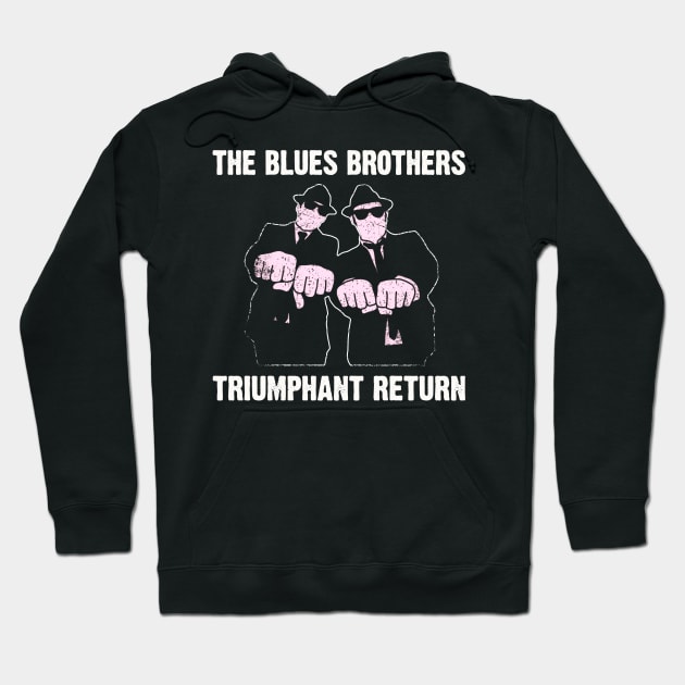 Soulful Swagger Brothers T-Shirt - Channel Your Inner Blues Brother Hoodie by Black Demon Bear